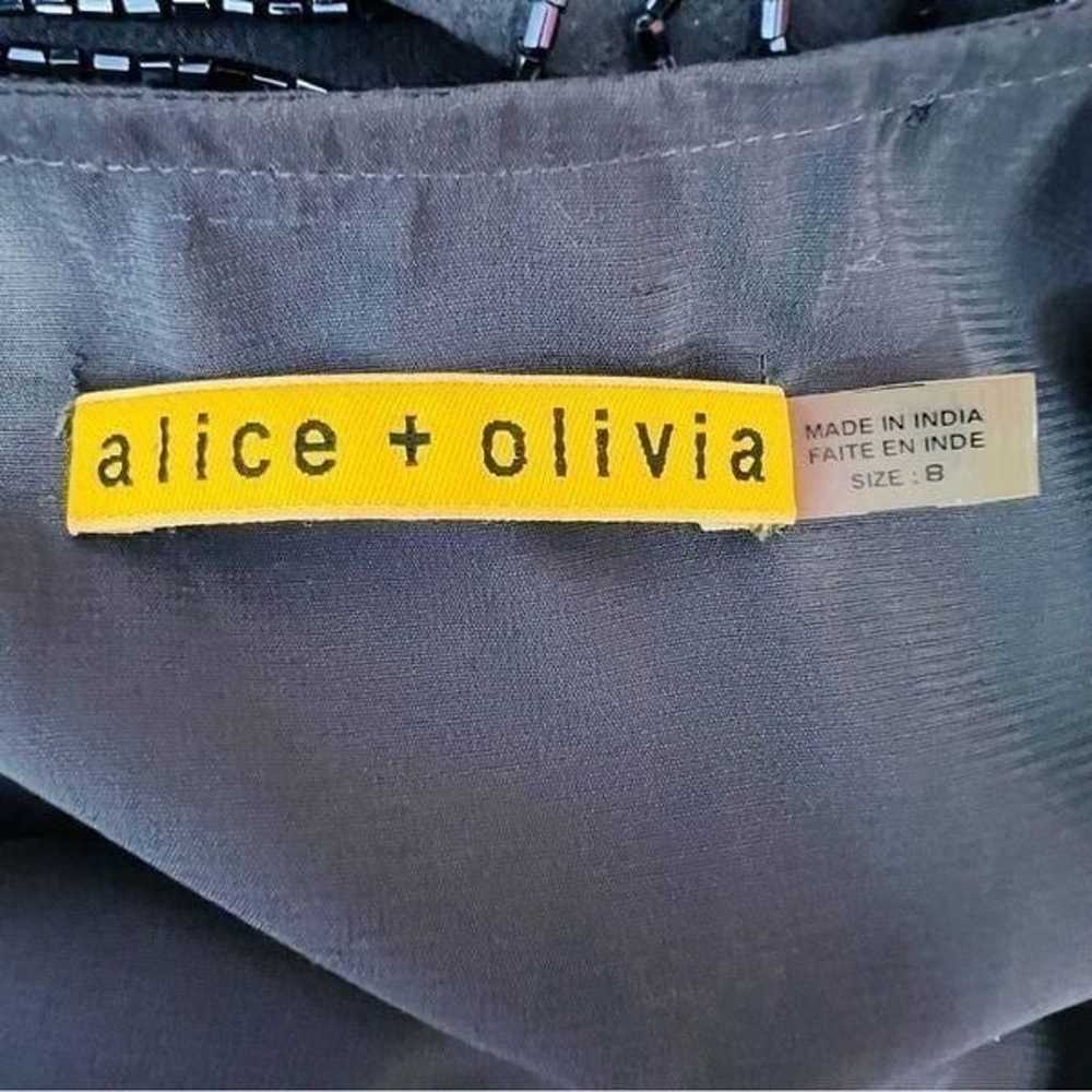 Alice + Olivia Gabby Silk Beaded Blouson Mini Dre… - image 12