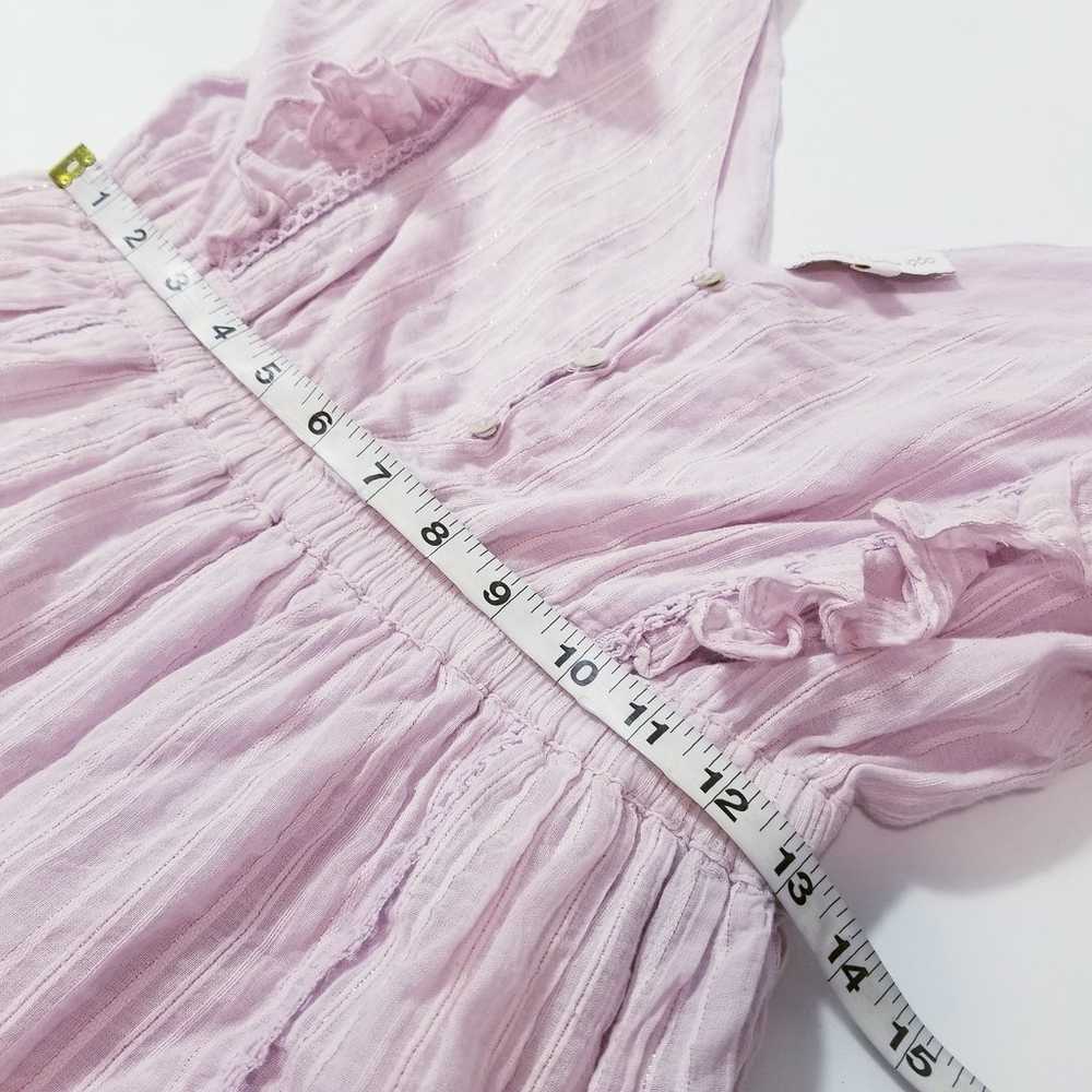 House of Harlow 1960 Ruffle Tiered Layered Pink M… - image 5