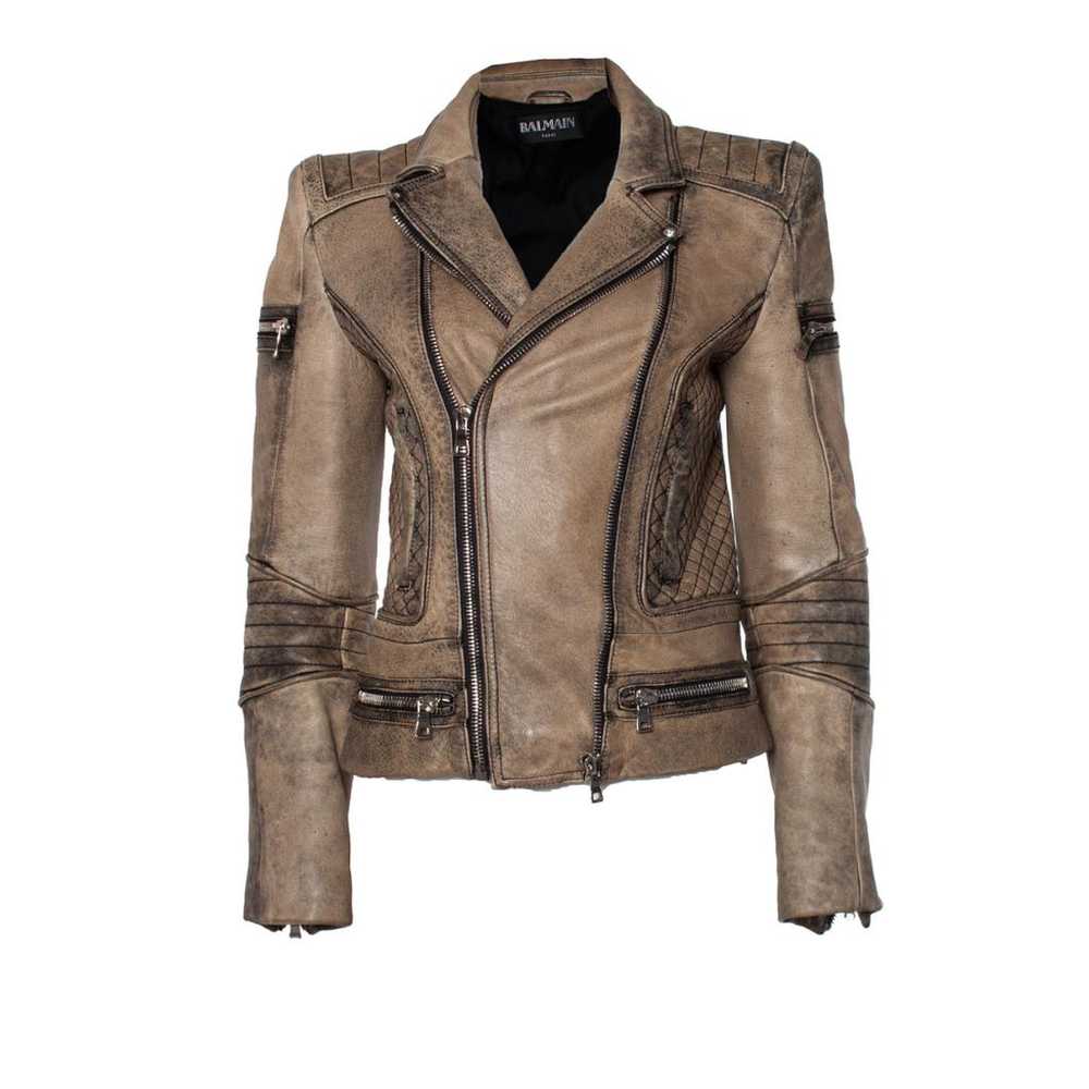 Balmain Leather jacket - image 1