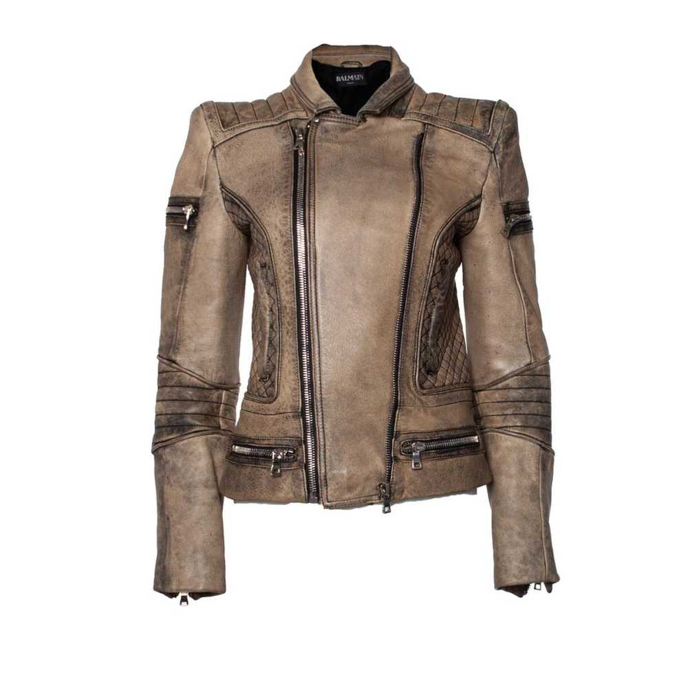 Balmain Leather jacket - image 2