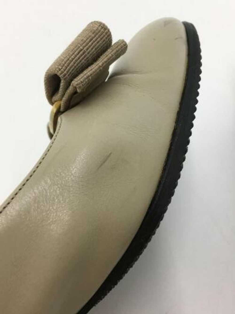 Salvatore Ferragamo Loafers 22.5Cm Crm Leather Va… - image 7