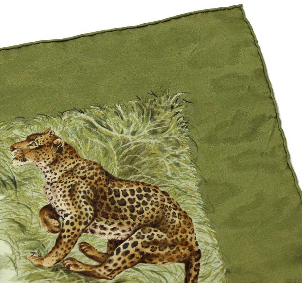 [Used Scarf] D2173 Hermes Carre90 Kenya Animal Si… - image 6