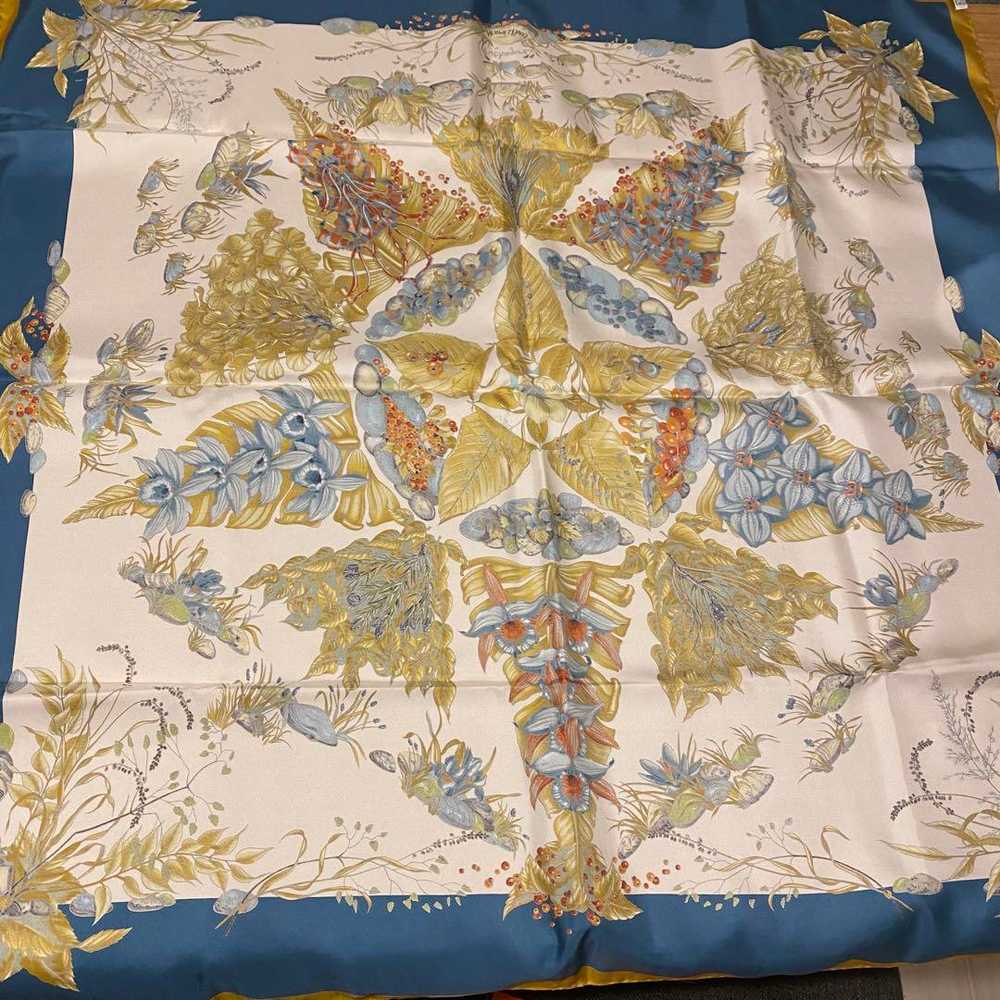 [Used Scarf] Hermes Carre 90 Pythagore Silk - image 4