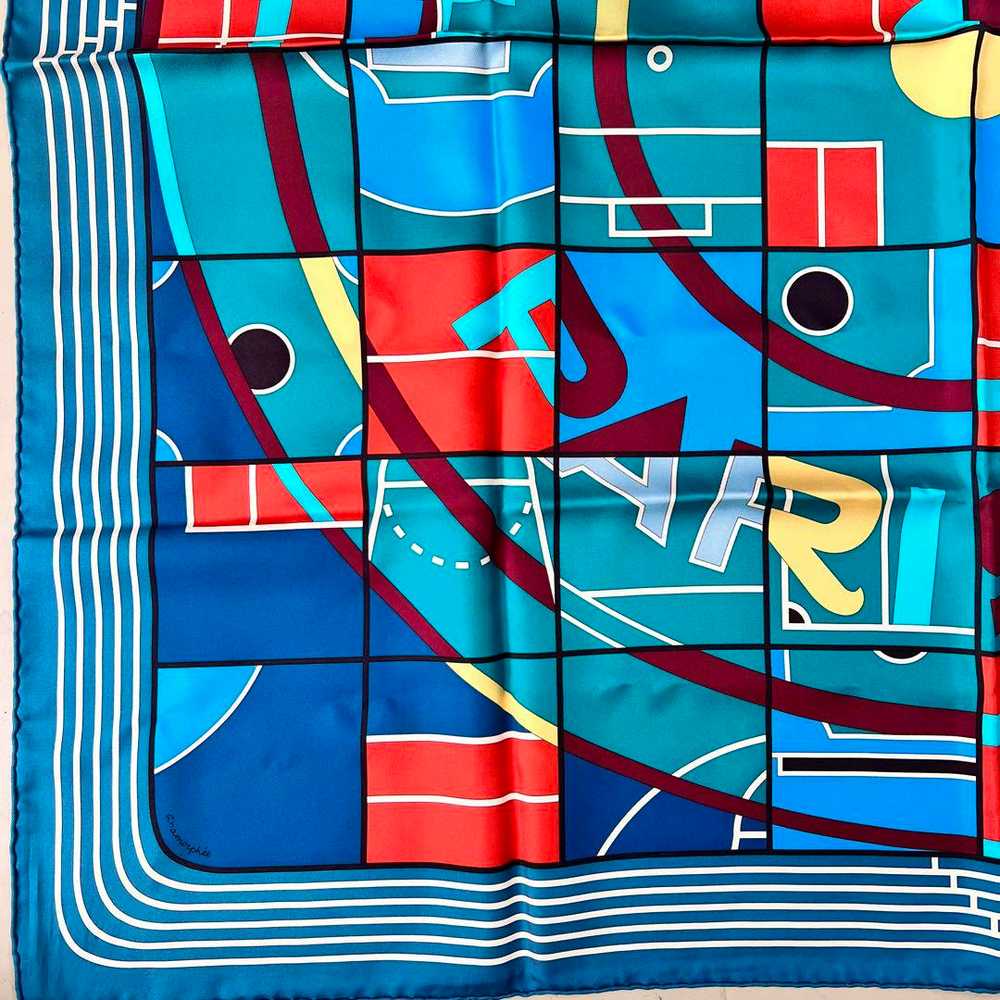 [Used Scarf] Hermes Scarf Carre90 Sport - image 3