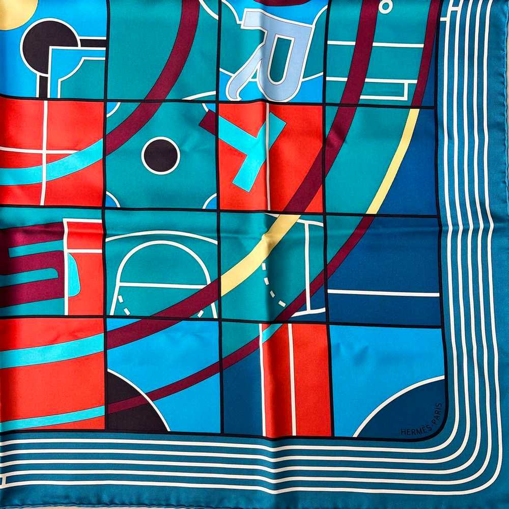 [Used Scarf] Hermes Scarf Carre90 Sport - image 4