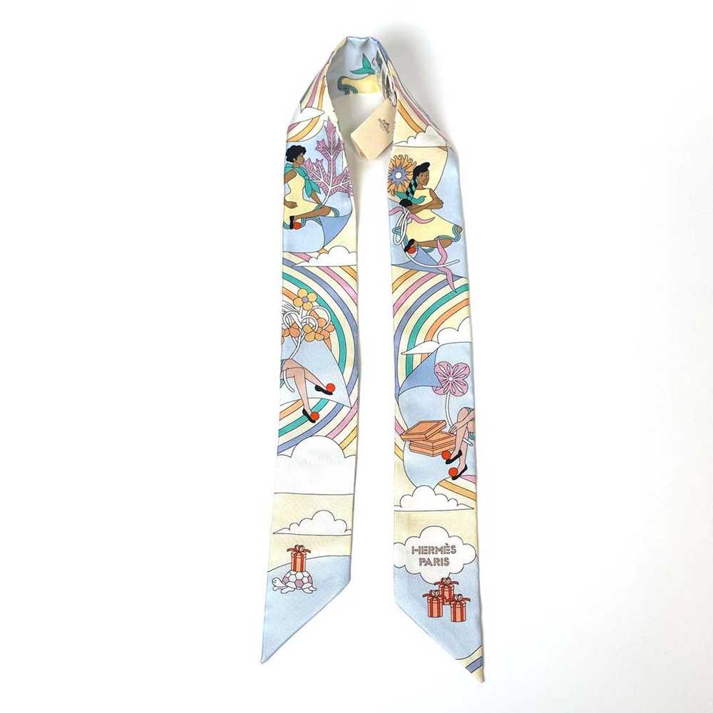 [Used Scarf] Finest Hermes Twilly Carres Volants - image 3