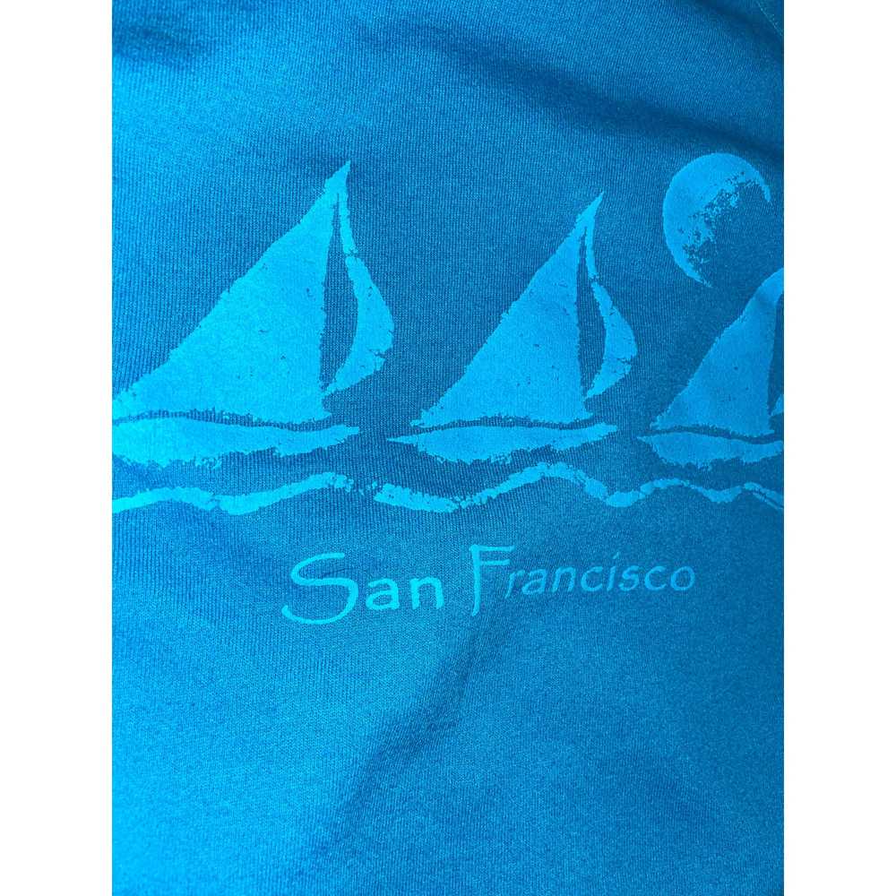 Vintage San Francisco Sailboat USA Made Crewneck … - image 4