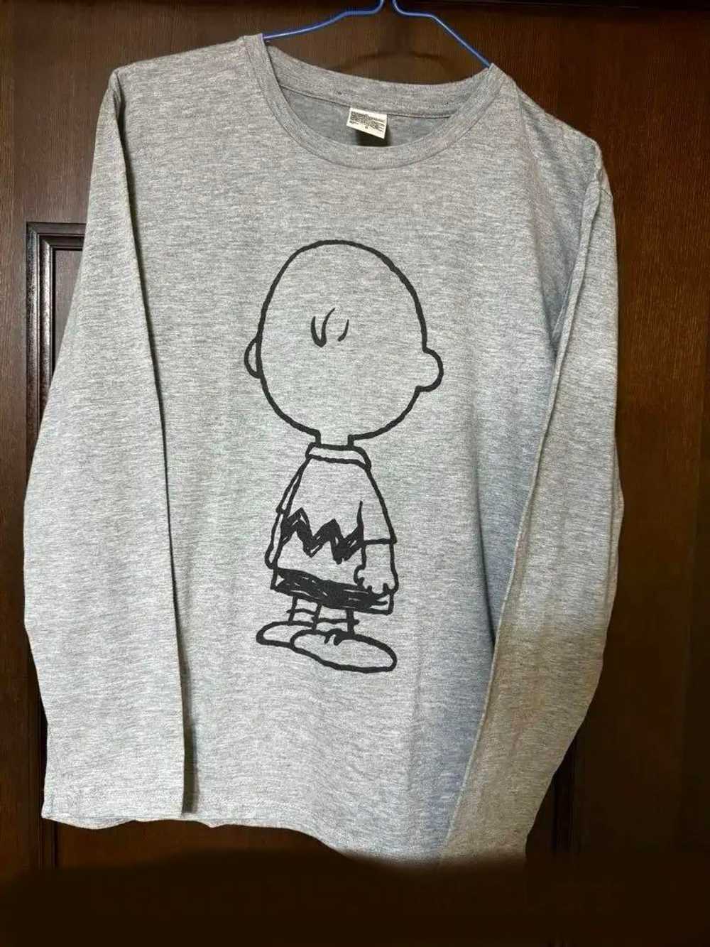 Men size S Graniph Charlie Brown Long Sleeve T-Sh… - image 1