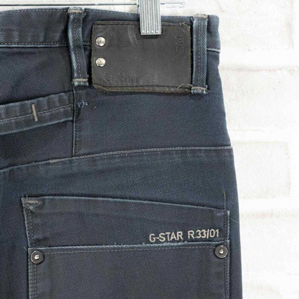 G STAR RAW Size 33x32 BLADE Slim Denim Jeans Dark… - image 10