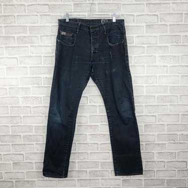 G STAR RAW Size 33x32 BLADE Slim Denim Jeans Dark… - image 1