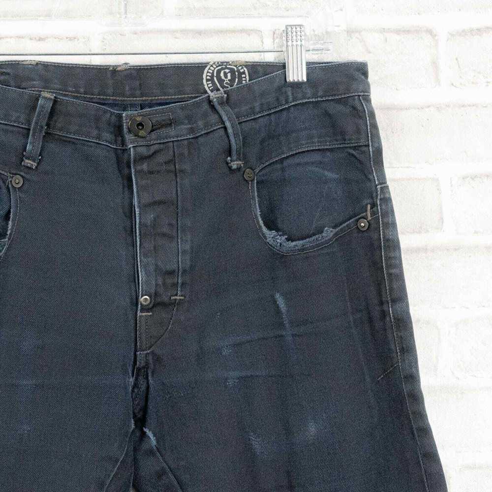 G STAR RAW Size 33x32 BLADE Slim Denim Jeans Dark… - image 7