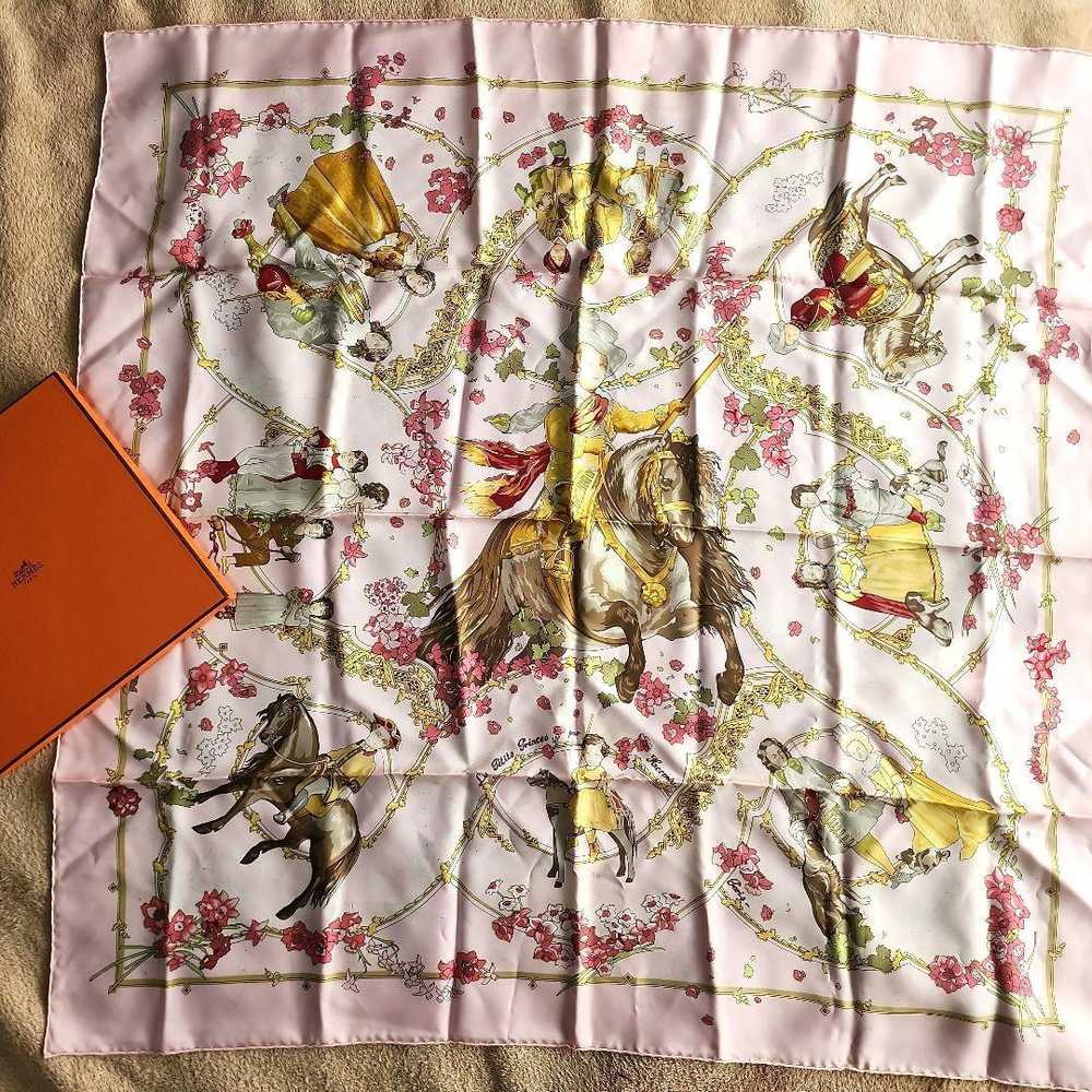 [Used Scarf] With Box Hermes Kare90 Little Prince… - image 2