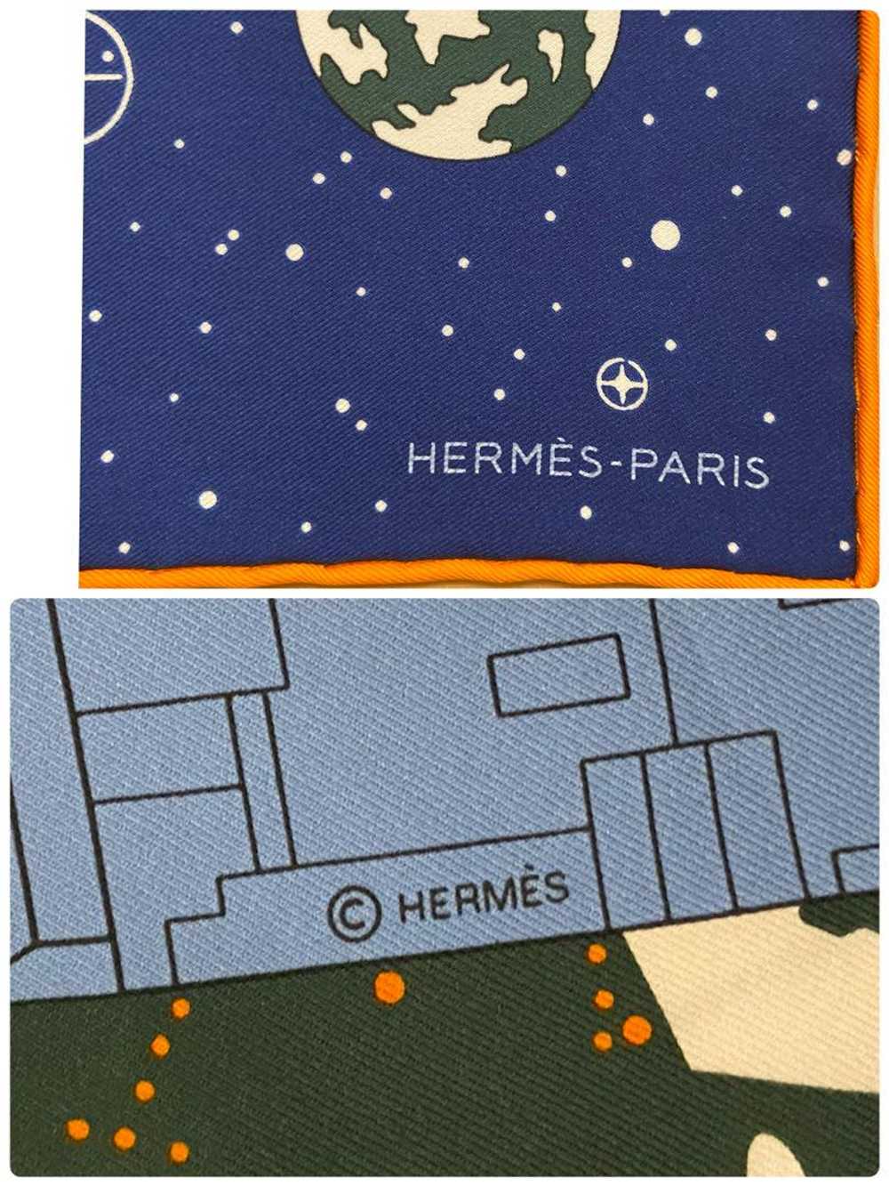 [Used Scarf] Extreme Tagged Hermes Silk Scarf Gav… - image 8