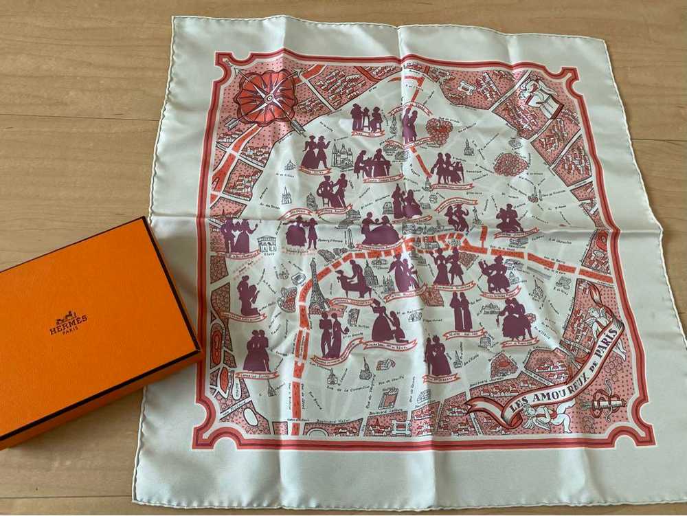 [Used Scarf] Hermes Carre Scarf - image 2