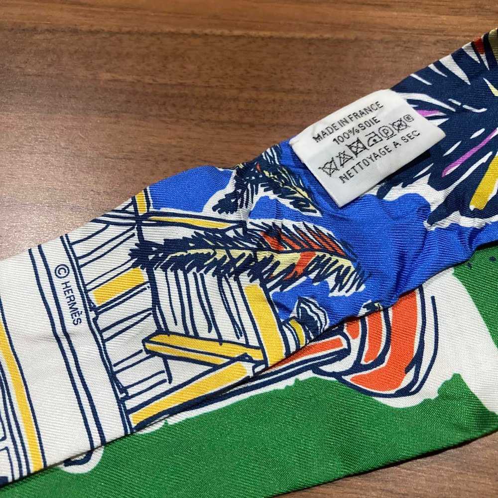 [Used Scarf] Hermes Twilly Scarf Ribbon - image 2