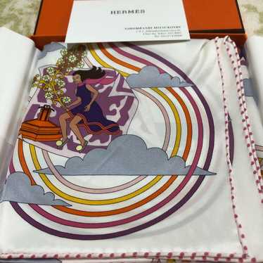 [Used Scarf] Hermes Scarf Carre 70 Flying