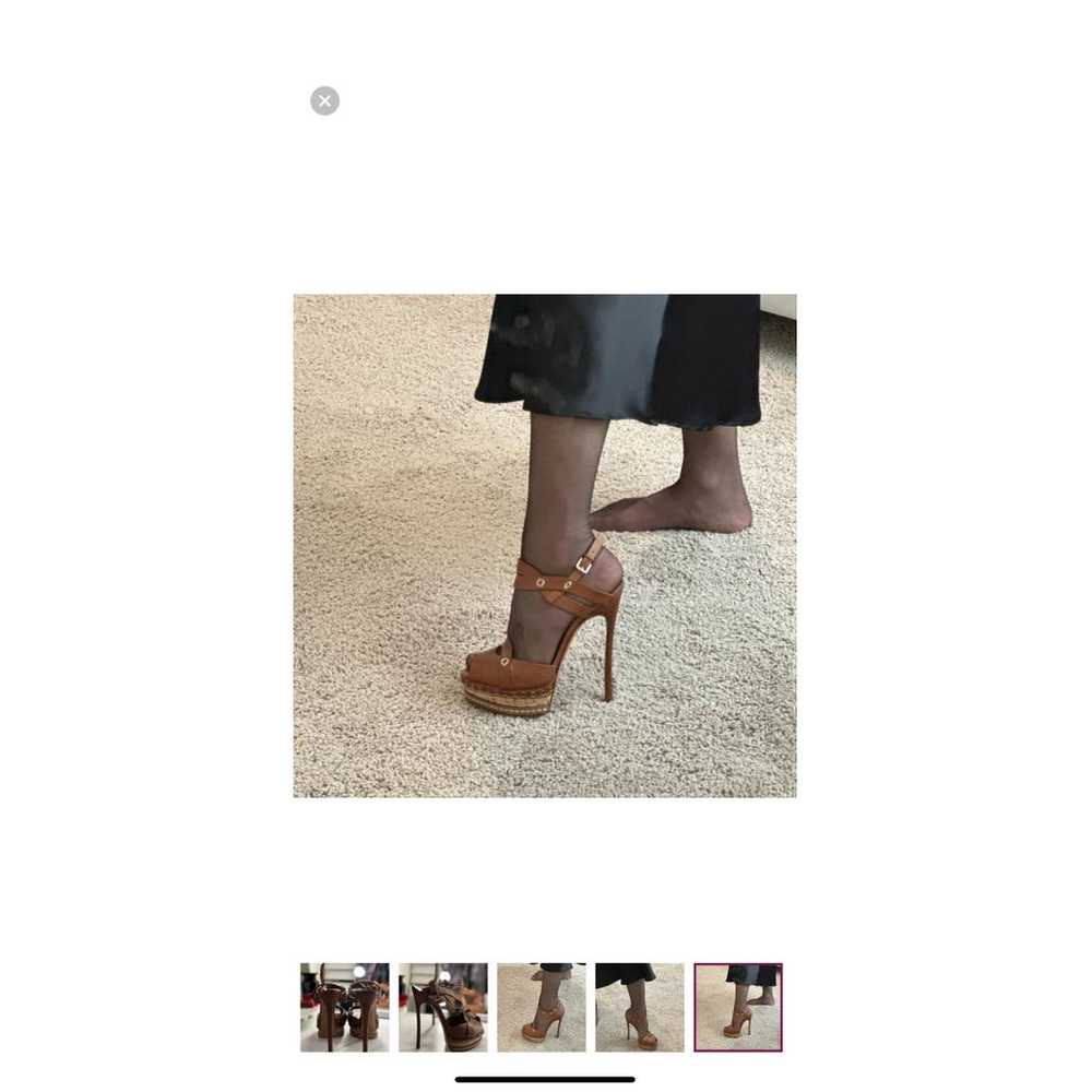 Casadei Leather heels - image 10