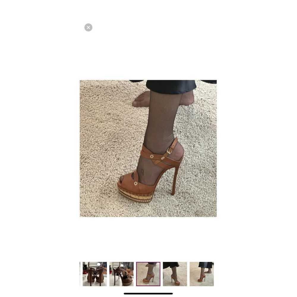 Casadei Leather heels - image 8