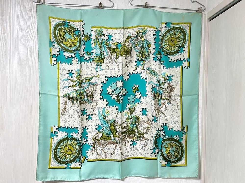 [Used Scarf] Hermes Carre90 Puzzle - image 1