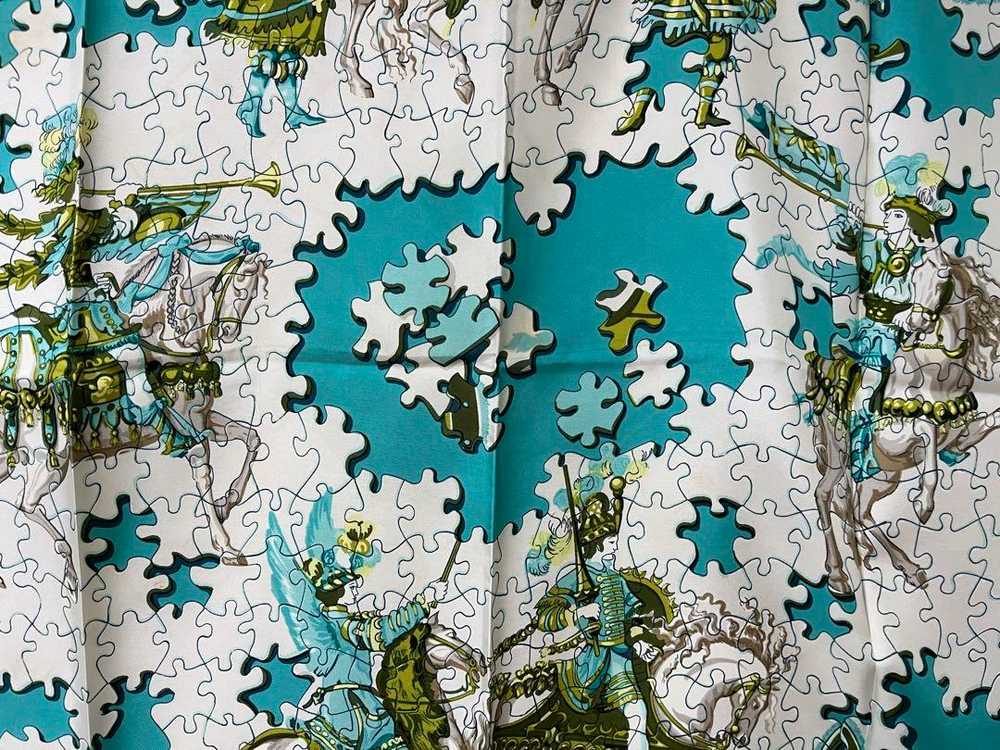 [Used Scarf] Hermes Carre90 Puzzle - image 2