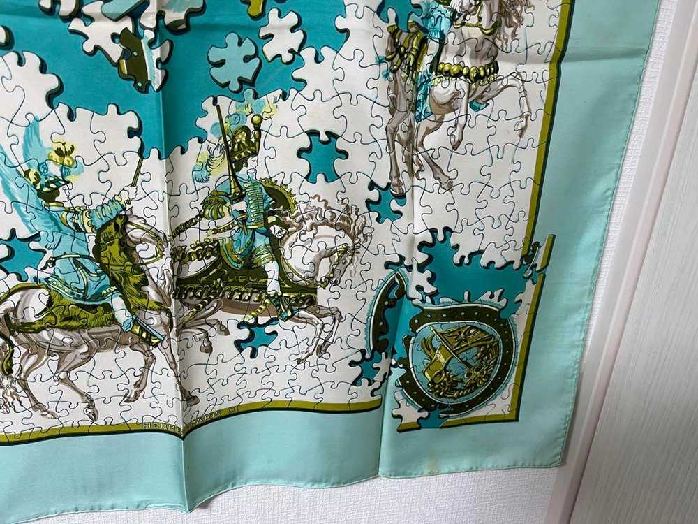 [Used Scarf] Hermes Carre90 Puzzle - image 3