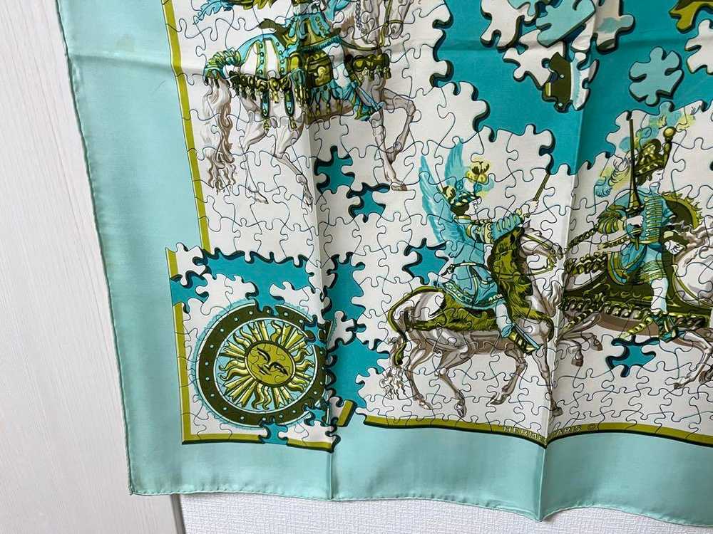 [Used Scarf] Hermes Carre90 Puzzle - image 4