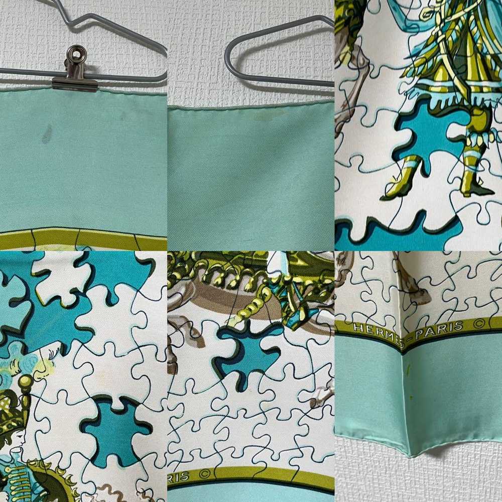 [Used Scarf] Hermes Carre90 Puzzle - image 8