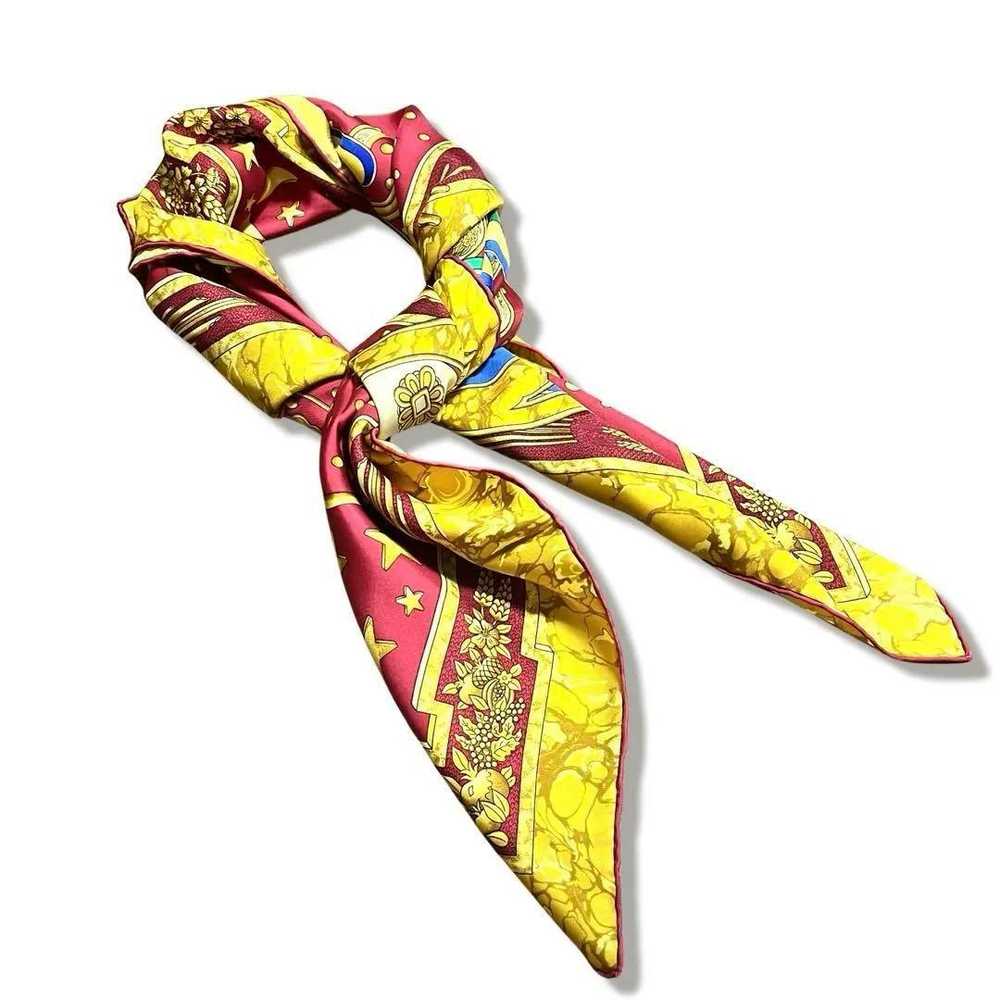 [Used Scarf] Last Piece Hermes Carre 90 Scarf Car… - image 7
