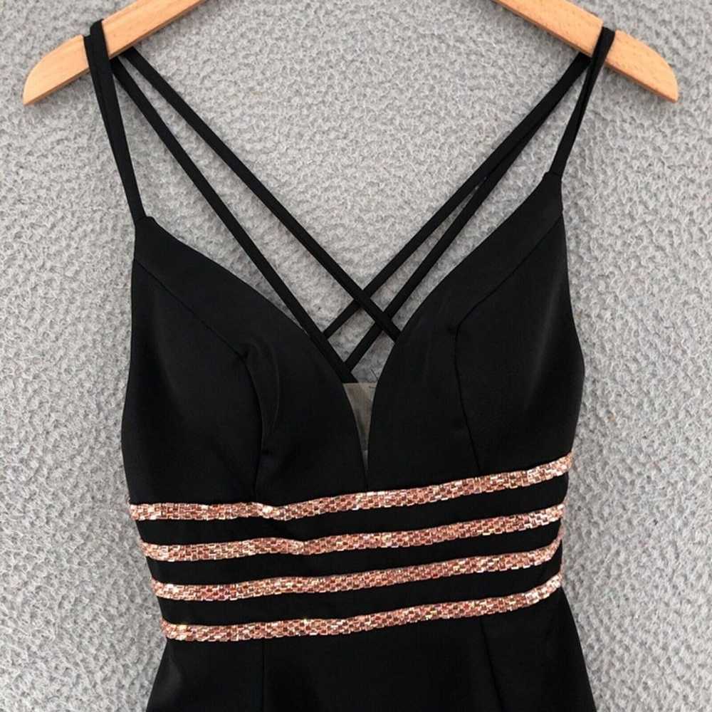 Moshita Couture For Colors Dress Womens 2 Black M… - image 2