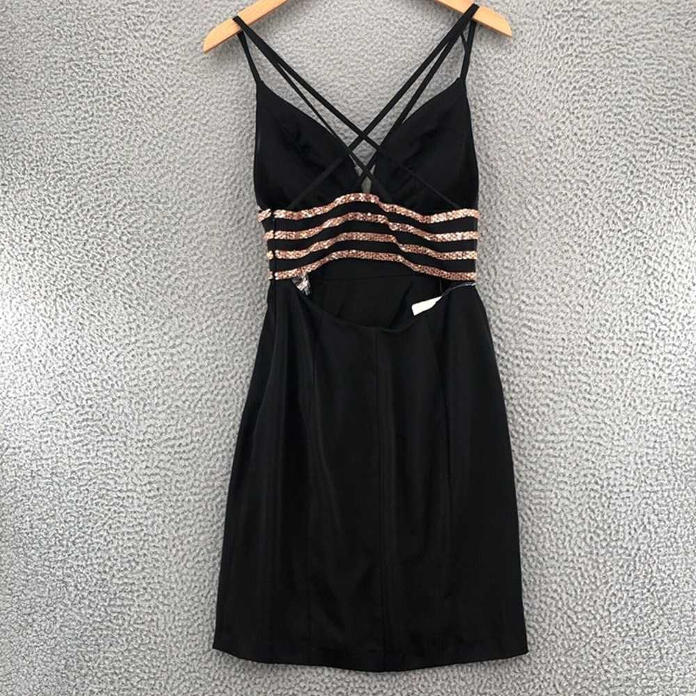 Moshita Couture For Colors Dress Womens 2 Black M… - image 3