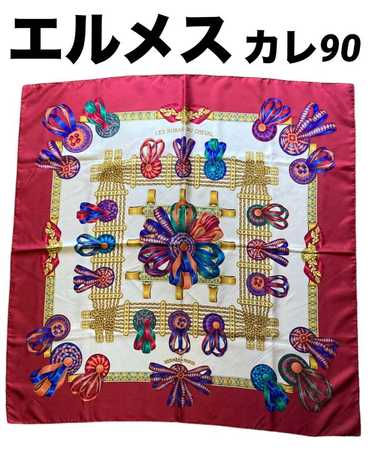 [Used Scarf] Large Hermes Scarf Carre90 - image 1