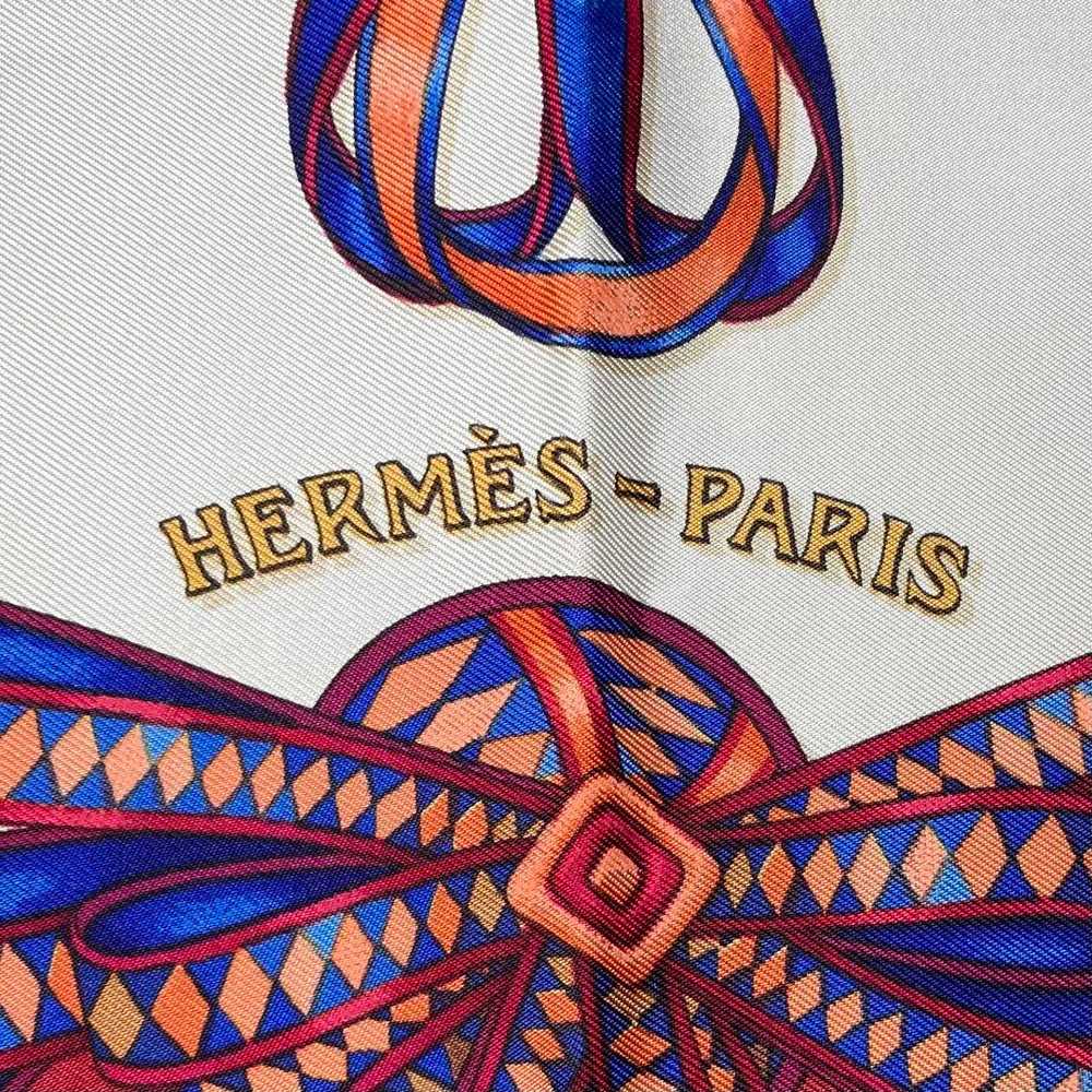 [Used Scarf] Large Hermes Scarf Carre90 - image 7