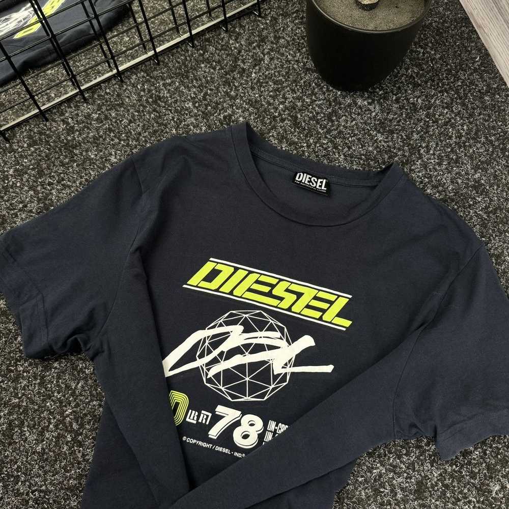 Diesel × Luxury × Streetwear Diesel T-shirt Big P… - image 5