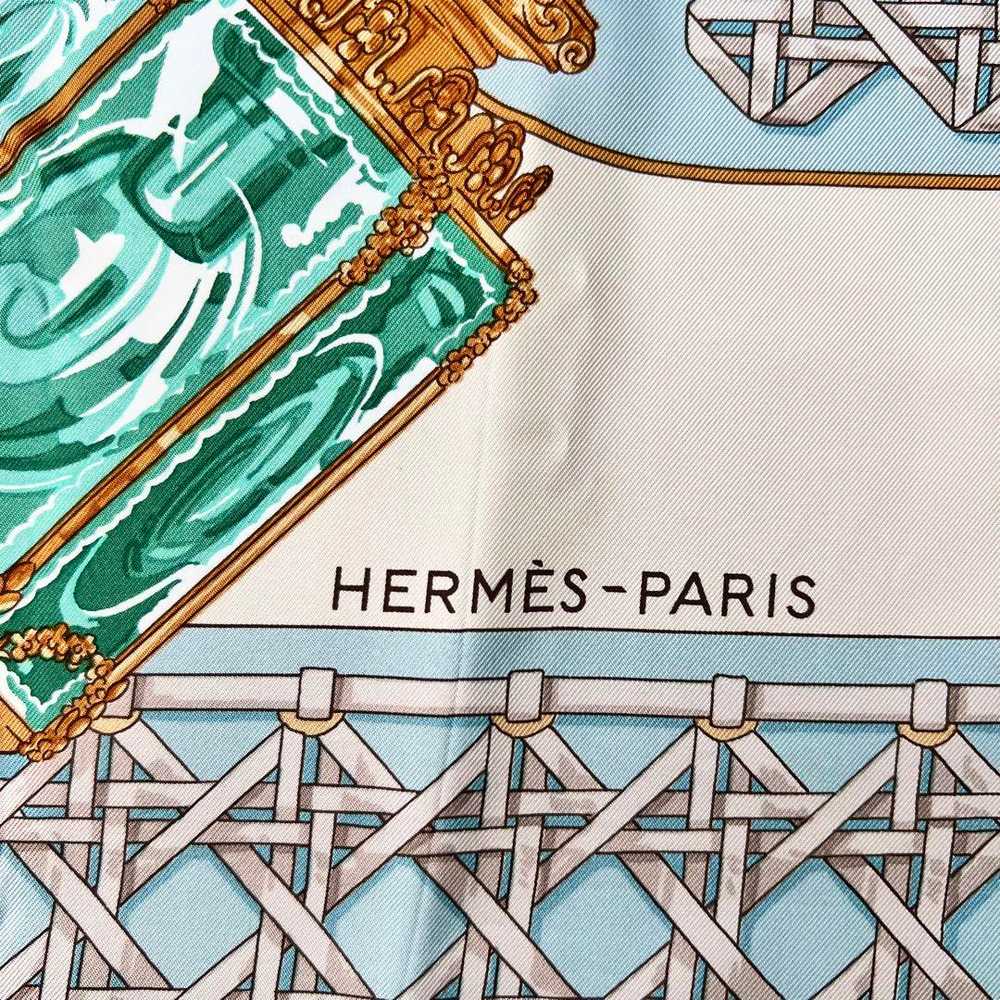 [Used Scarf] Hermes Scarf Carre90 Carriage Lantern - image 7