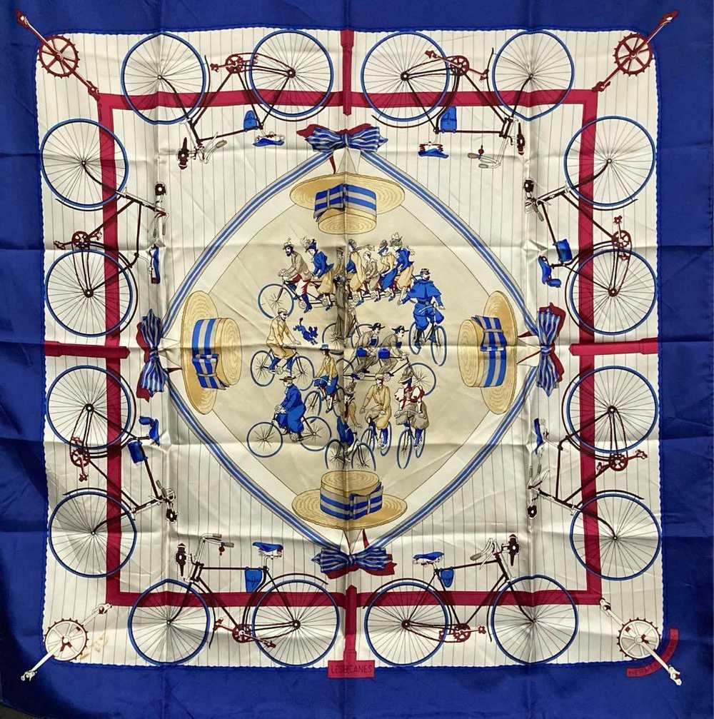 [Used Scarf] Hermes Scarf Les Becanes - image 1