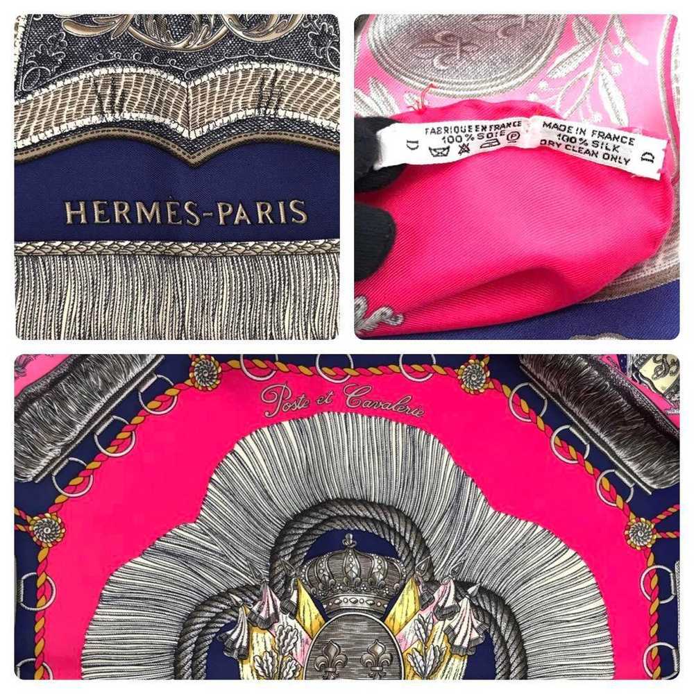 [Used Scarf] Hermes Kare90 Saber Decorative Bag S… - image 7