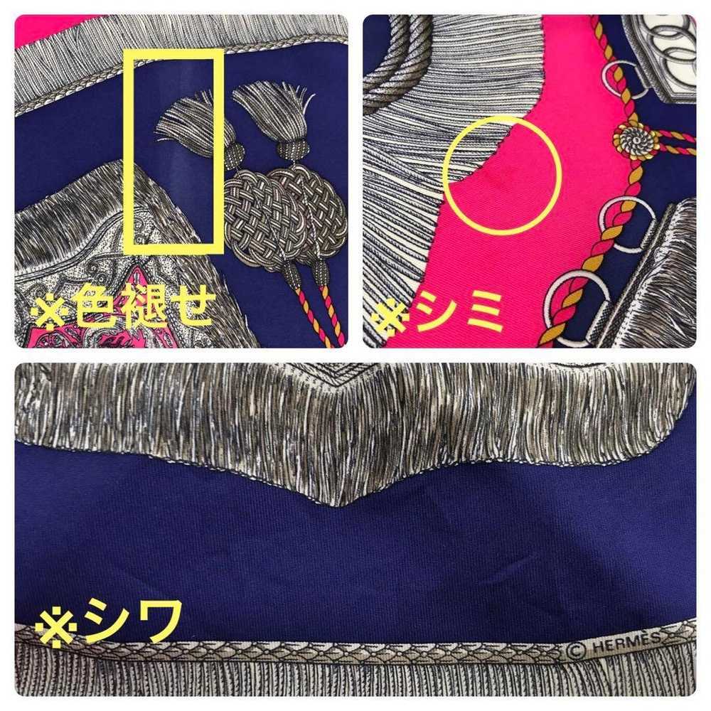 [Used Scarf] Hermes Kare90 Saber Decorative Bag S… - image 8