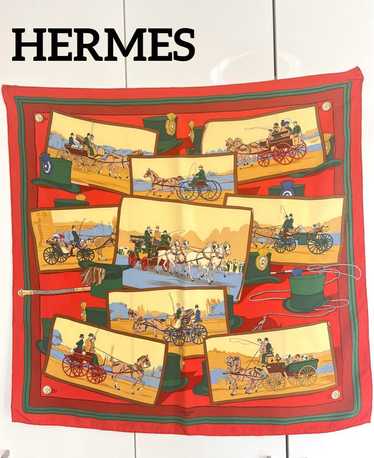 [Used Scarf] Hermes Scarf Carre90 Postcard