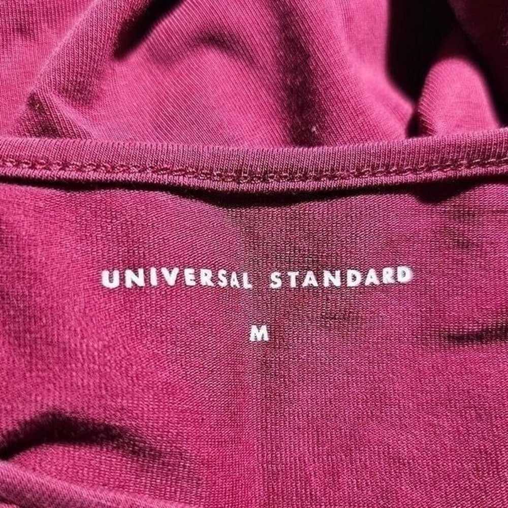 UNIVERSAL STANDARD Geneva Dress Burgundy - Size M… - image 9