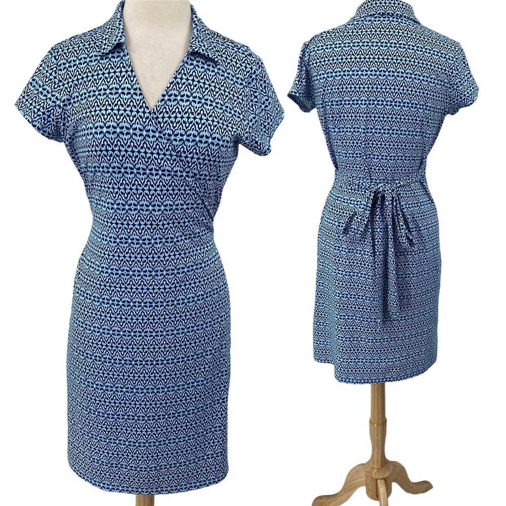 J McLaughlin Mini Dress Ivana Catalina Cloth Prin… - image 1