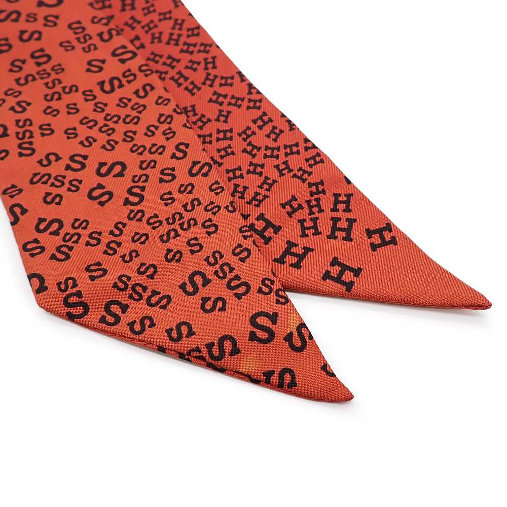 [Used Scarf] Hermes Twilly Ribbon Scarf 062258S A… - image 6