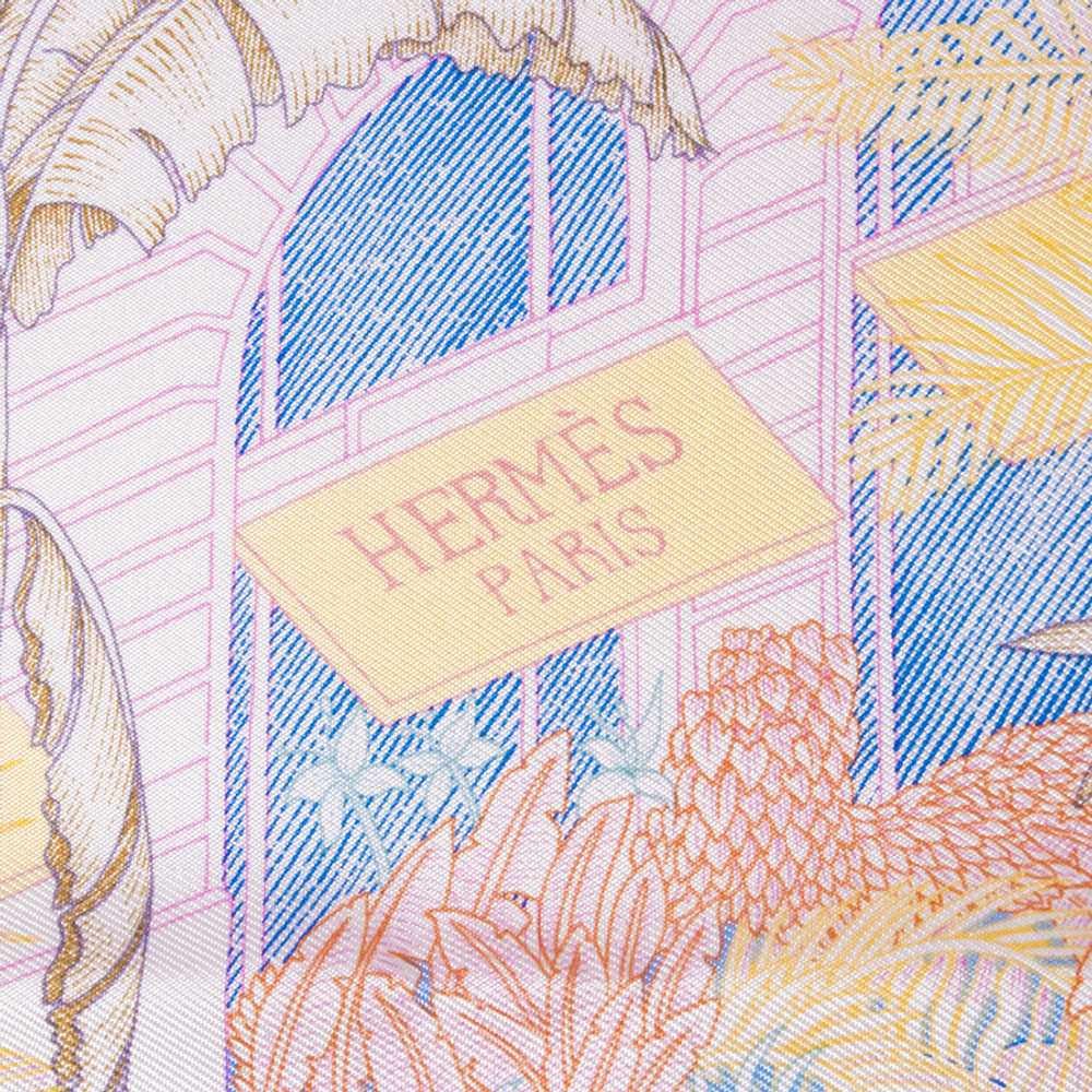 [Used Scarf] Hermes Gavroche Faubourg Tropical 89… - image 2