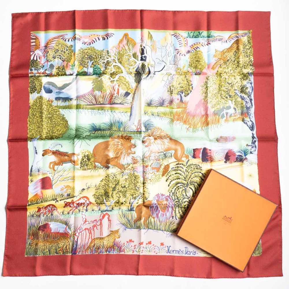 [Used Scarf] Top Quality Hermes Carre90/Carre90 N… - image 1