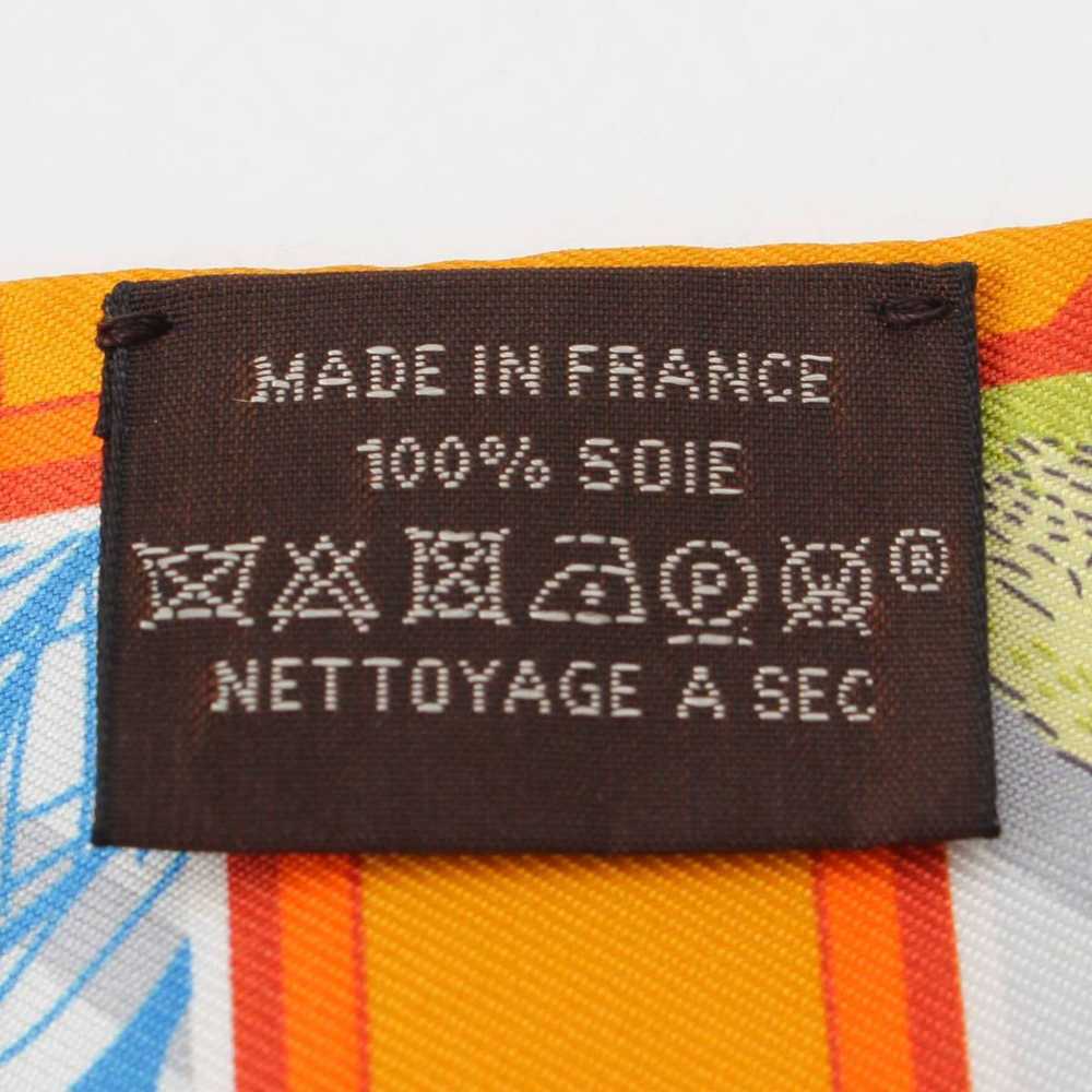 [Used Scarf] Hermes Twilly Story Silk Scarf Orang… - image 8