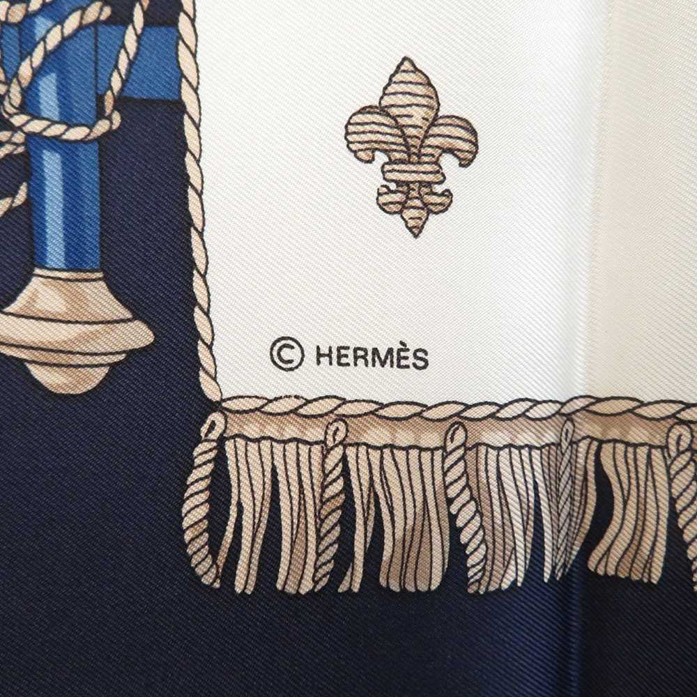 [Used Scarf] Used Hermes Carre 90 Queen'S Coronat… - image 7