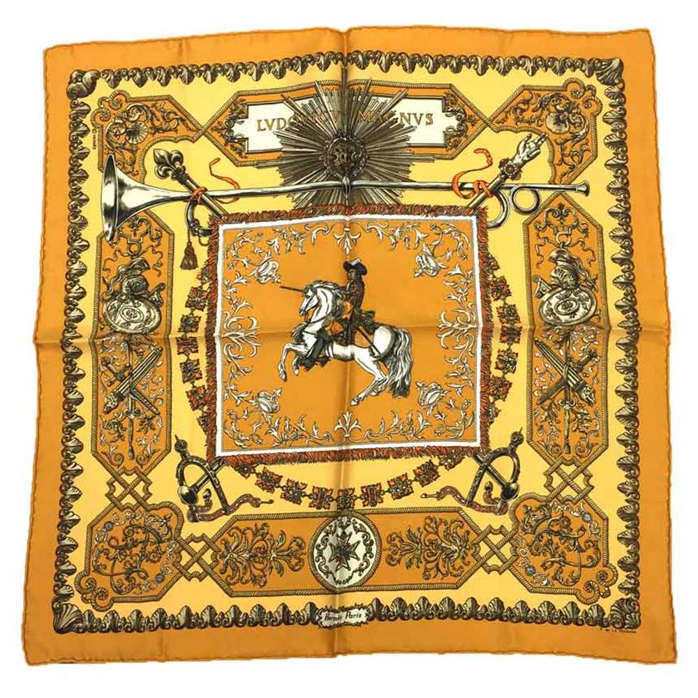 [Used Scarf] Super Rare Hermes Scarf Carre 45 Vdo… - image 1