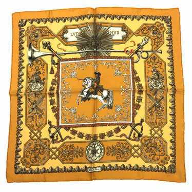 [Used Scarf] Super Rare Hermes Scarf Carre 45 Vdo… - image 1