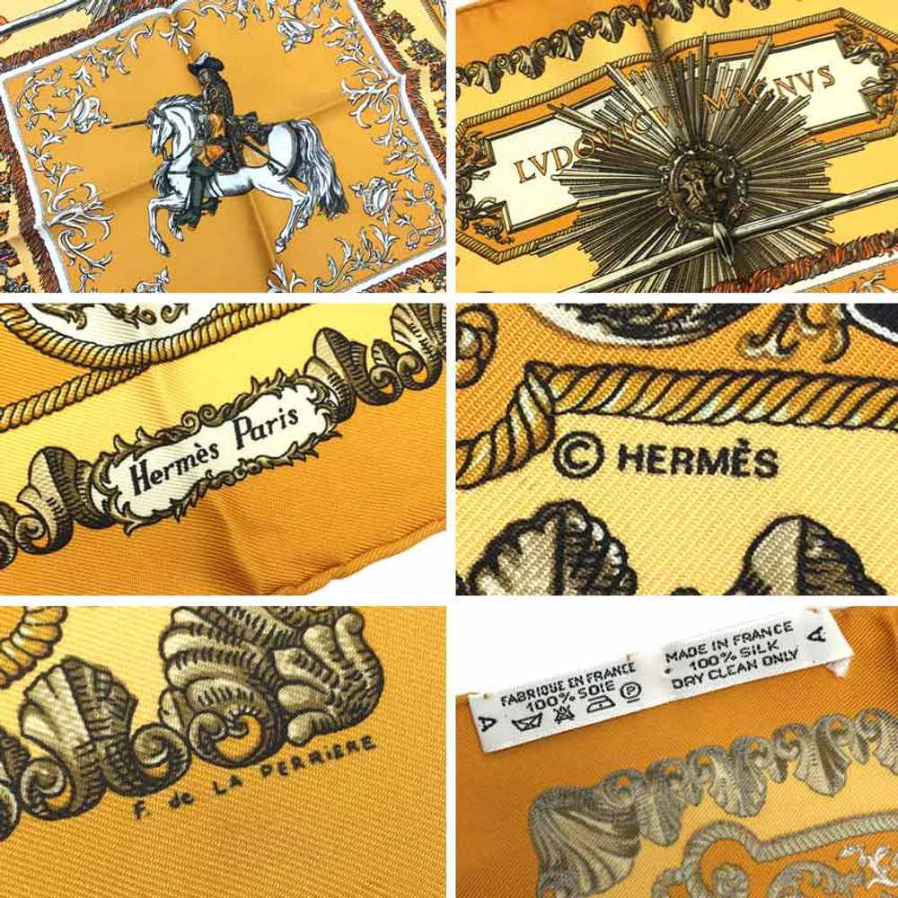 [Used Scarf] Super Rare Hermes Scarf Carre 45 Vdo… - image 3