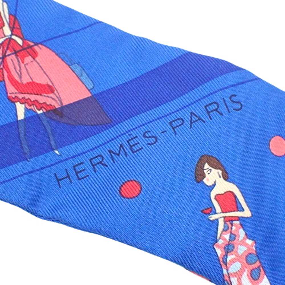 [Used Scarf] Hermes Ex-Libris Les Parisienne Ecli… - image 5