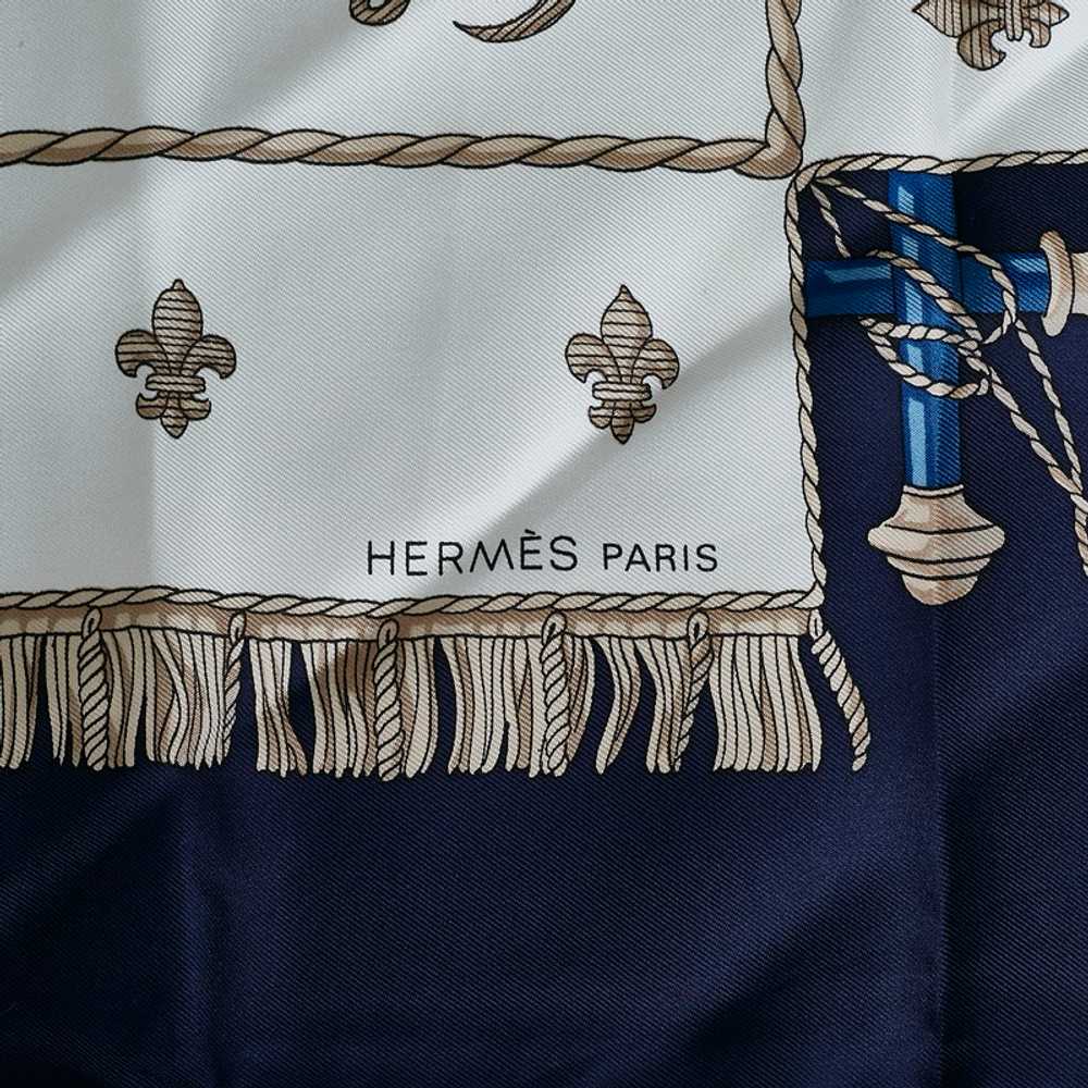 [Used Scarf] Hermes Carre 90 Queen'S Coronation V… - image 3